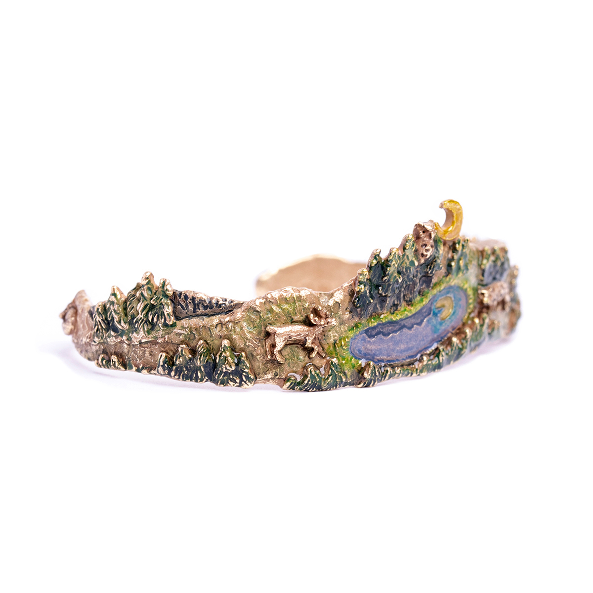 パルナートポック　月宿る泉　ブレスレット　タグ付き美品 パルナートポック 月宿る泉 ブレスレット タグ付き美品 海月