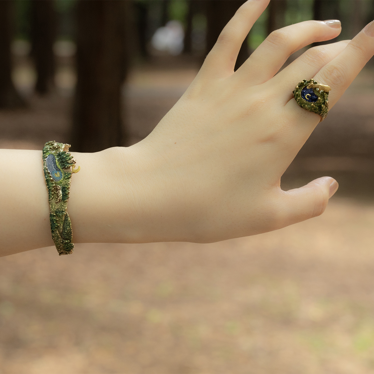 月宿る泉ブレスレット / Moonlit Spring｜Palnart Poc STORE｜パル