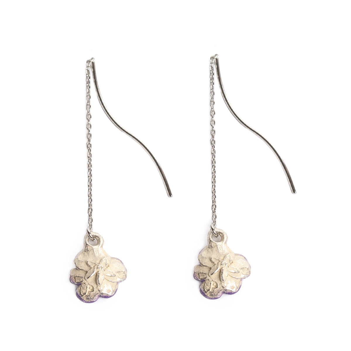 小花ピアス(ビオラ) / Viola flower｜Palnart Poc STORE｜パルナート