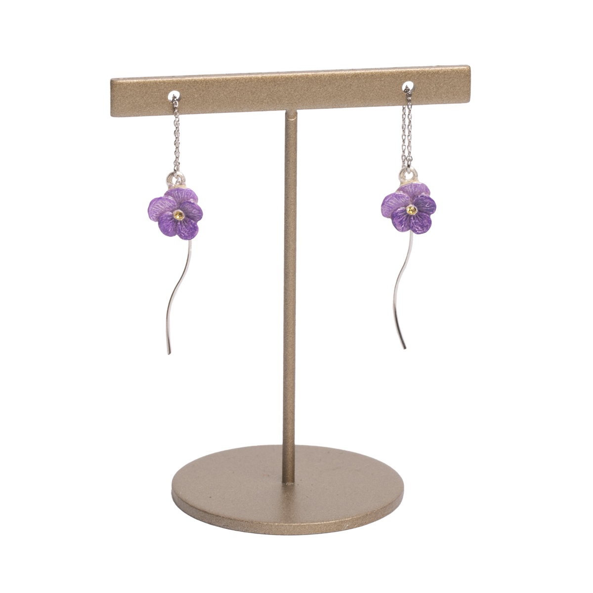 小花ピアス(ビオラ) / Viola flower｜Palnart Poc STORE｜パルナート