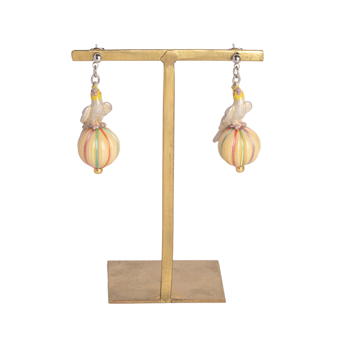 オカメのさえずりピアス / Singing cockatiel｜Palnart Poc STORE