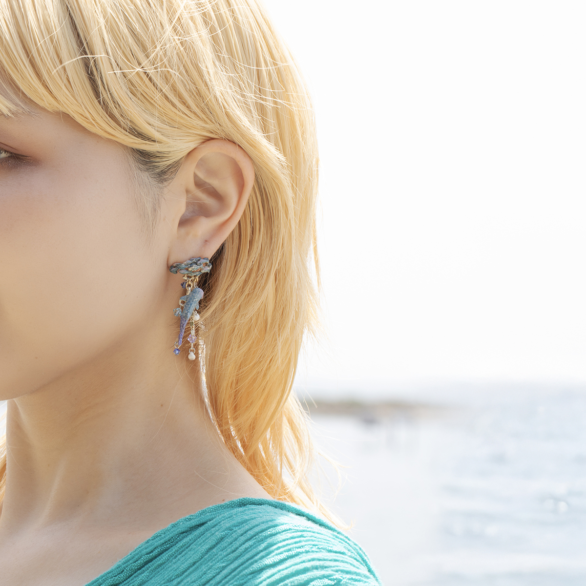 蒼海を呑むピアス / Deep Blue Ocean｜Palnart Poc STORE｜パルナート