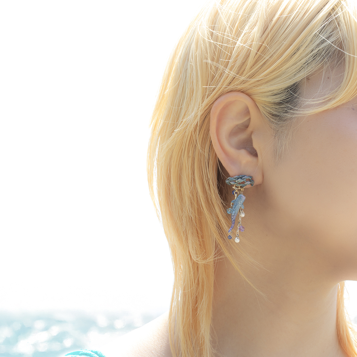 蒼海を呑むピアス / Deep Blue Ocean｜Palnart Poc STORE｜パルナート