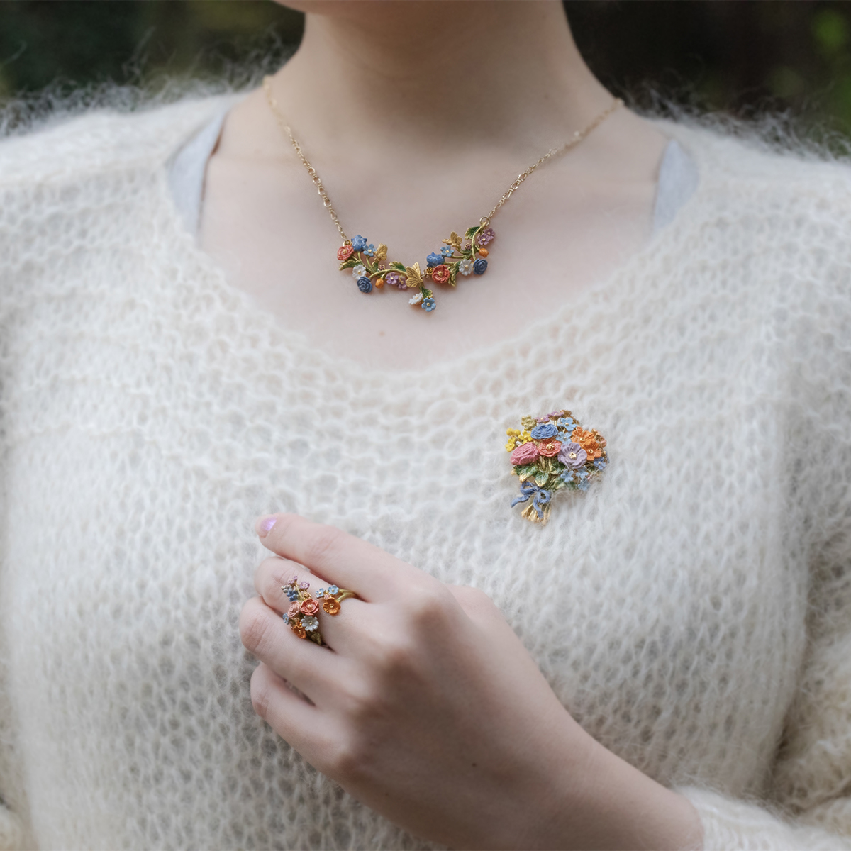 ガーデンブーケブローチ / Garden bouquet｜Palnart Poc STORE｜パル