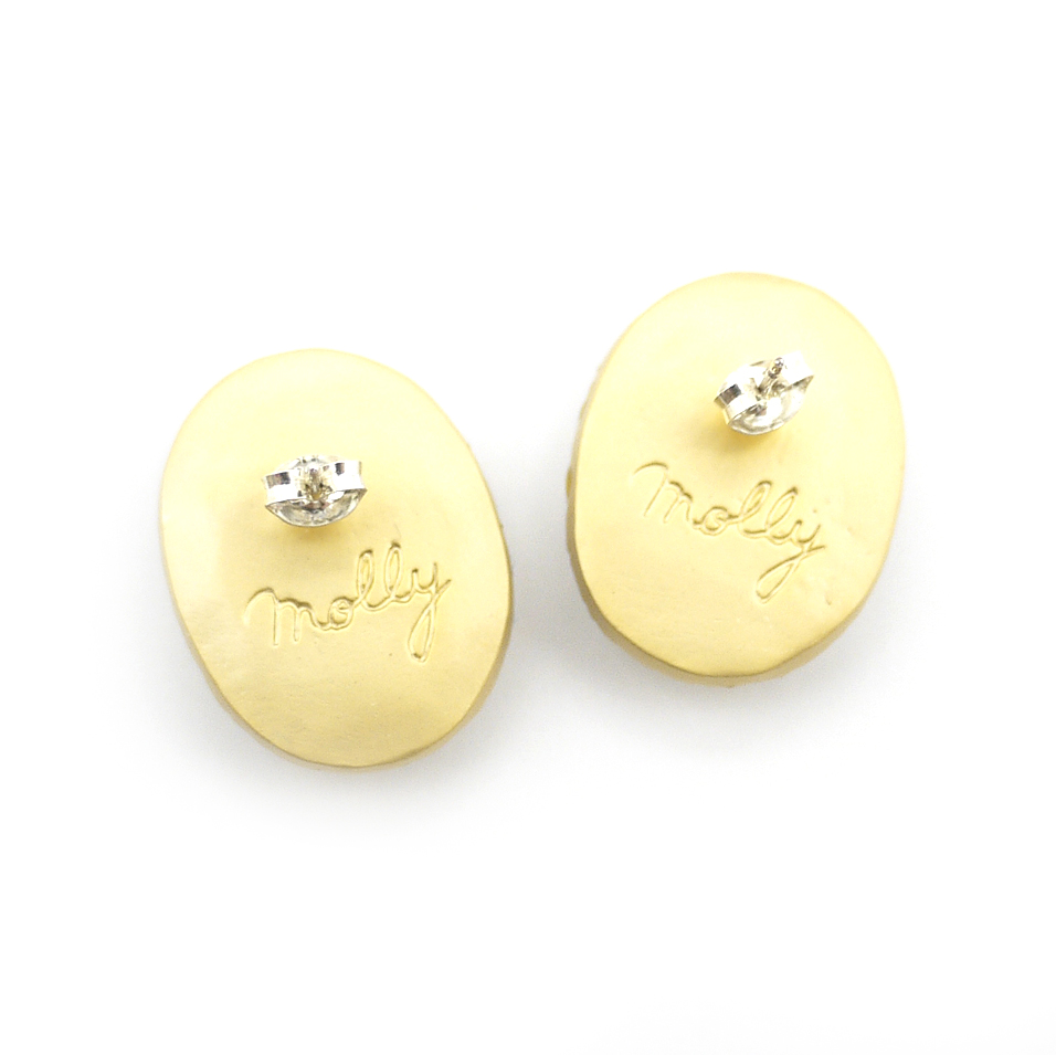 羽根標本-アキクサインコ- / ピアス 【Molly Tippett】（専用BOX付き