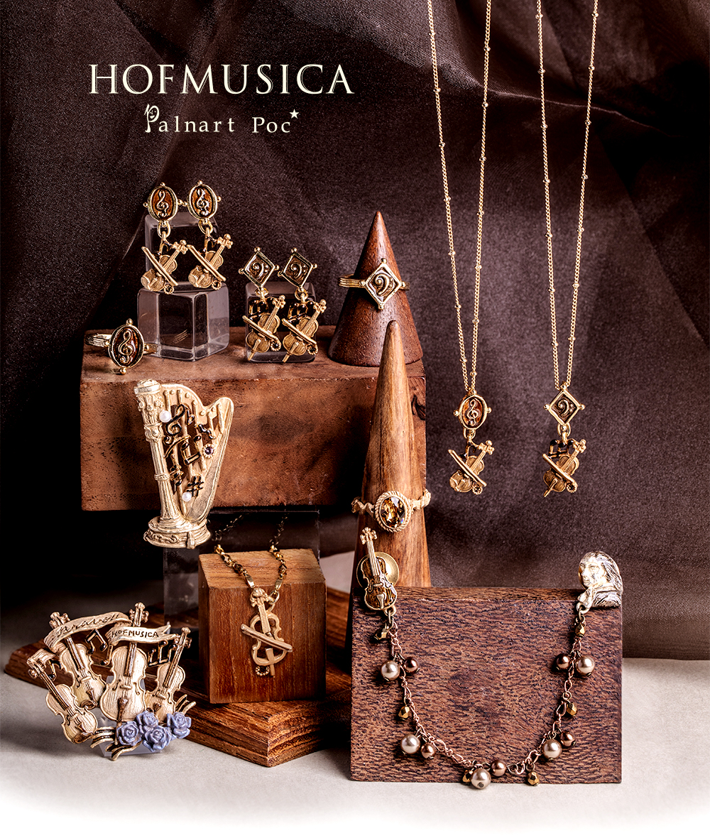 ホーフムジカ・パルナートポック、HOFMUSICA音楽ブランドアクセサリーの新作コレクション