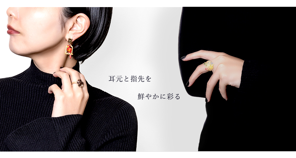 パルナートポックが手掛けるHarryPotterアクセサリーシリーズ！ヘドウィグとフォークスピアスとホグワーツエンブレムリング