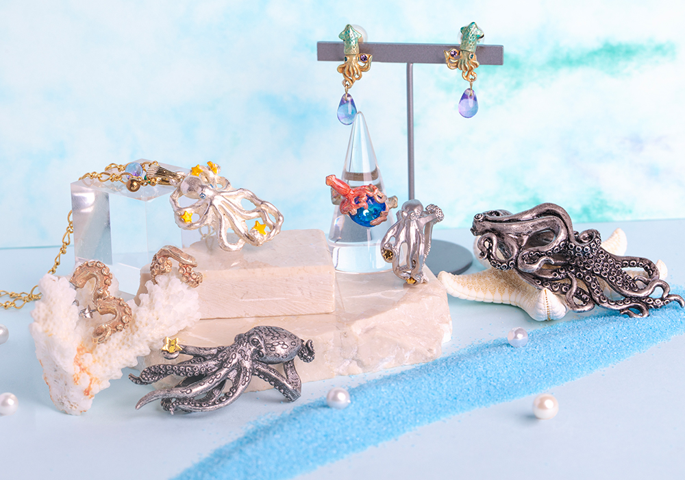 パルナートポックアクセサリー、水の中のなかまたち