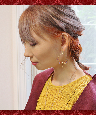 ポルトガルParfois★ネックレス POPな夏 カラフル葉っぱモチーフ 色づく秋に、あったかお茶会～COUNTRY HOUSE～｜Palnart Poc