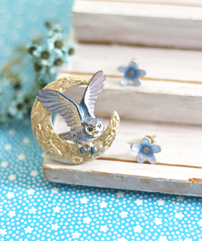 アンソロポロジー　オールドハバナ21cm　ブルー3枚 ベビー)Polo ベア リバーシブル ツイル バケット ハット